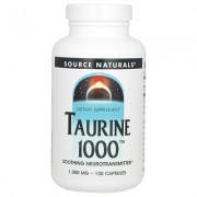 Source Naturals, таурин 1000, 1000 мг, 120 капсул